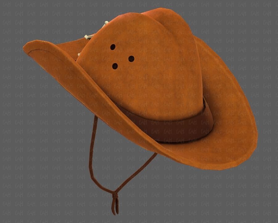 Cap V06 Low-poly 3D model_43