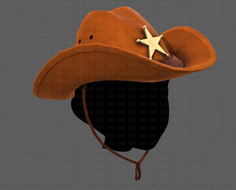 Cap V06 Low-poly 3D model_18