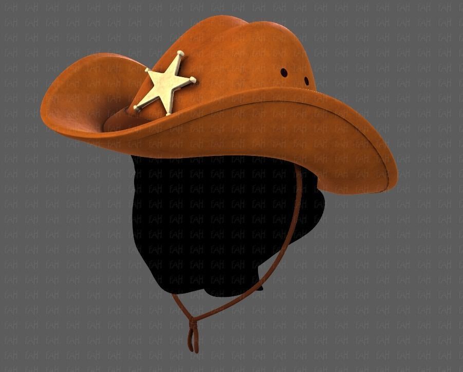 Cap V06 Low-poly 3D model_8