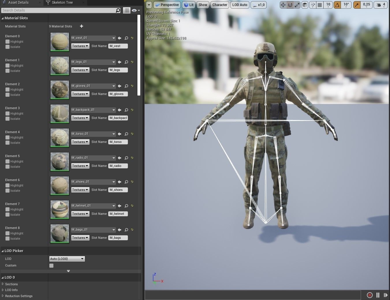 Modular Soldier Outfit Low-poly 3D model_26