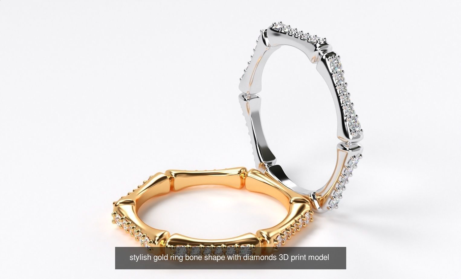 38 wedding rings  3D Model Collection_11