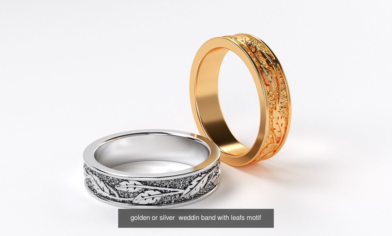 38 wedding rings  3D Model Collection_12
