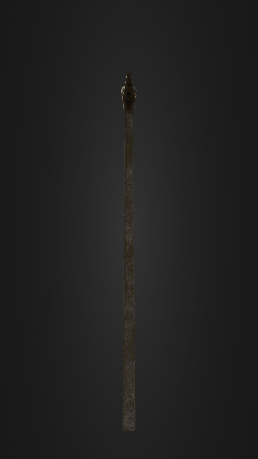 Old worn street light 10 Low-poly 3D model_21