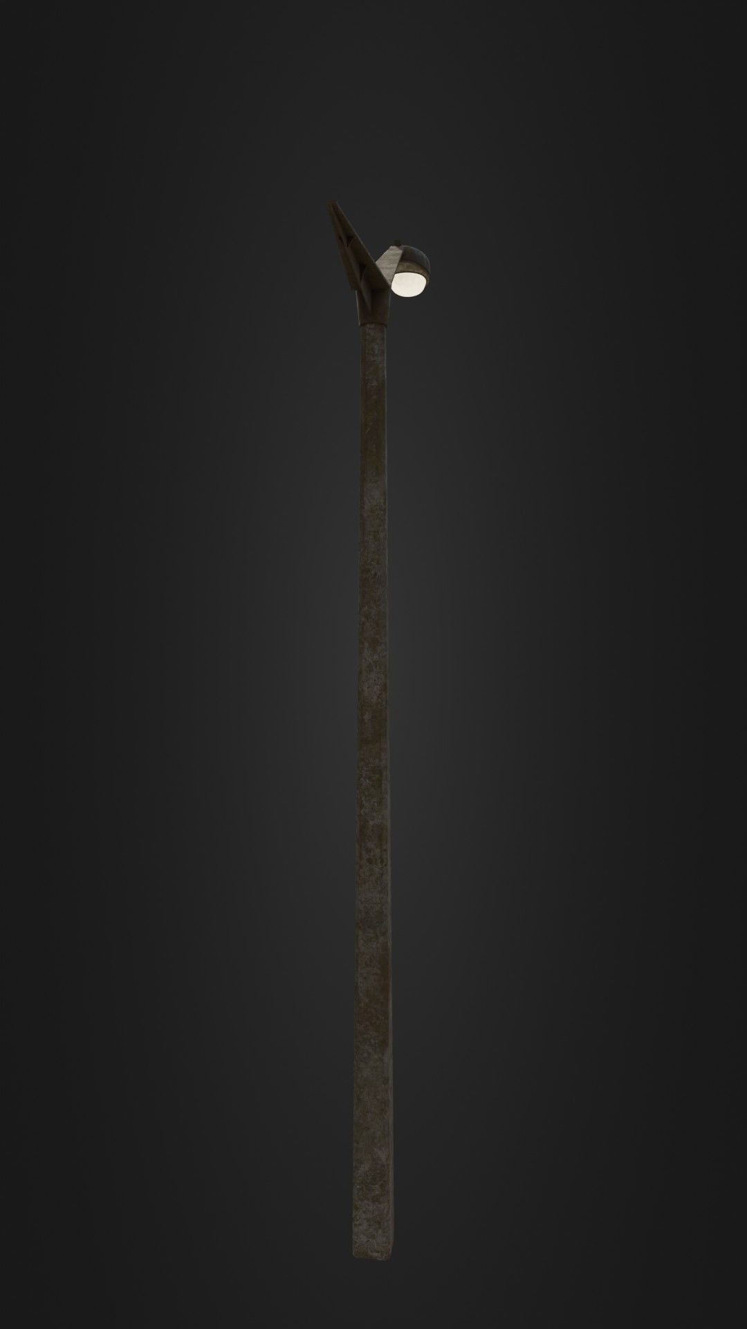 Old worn street light 10 Low-poly 3D model_20