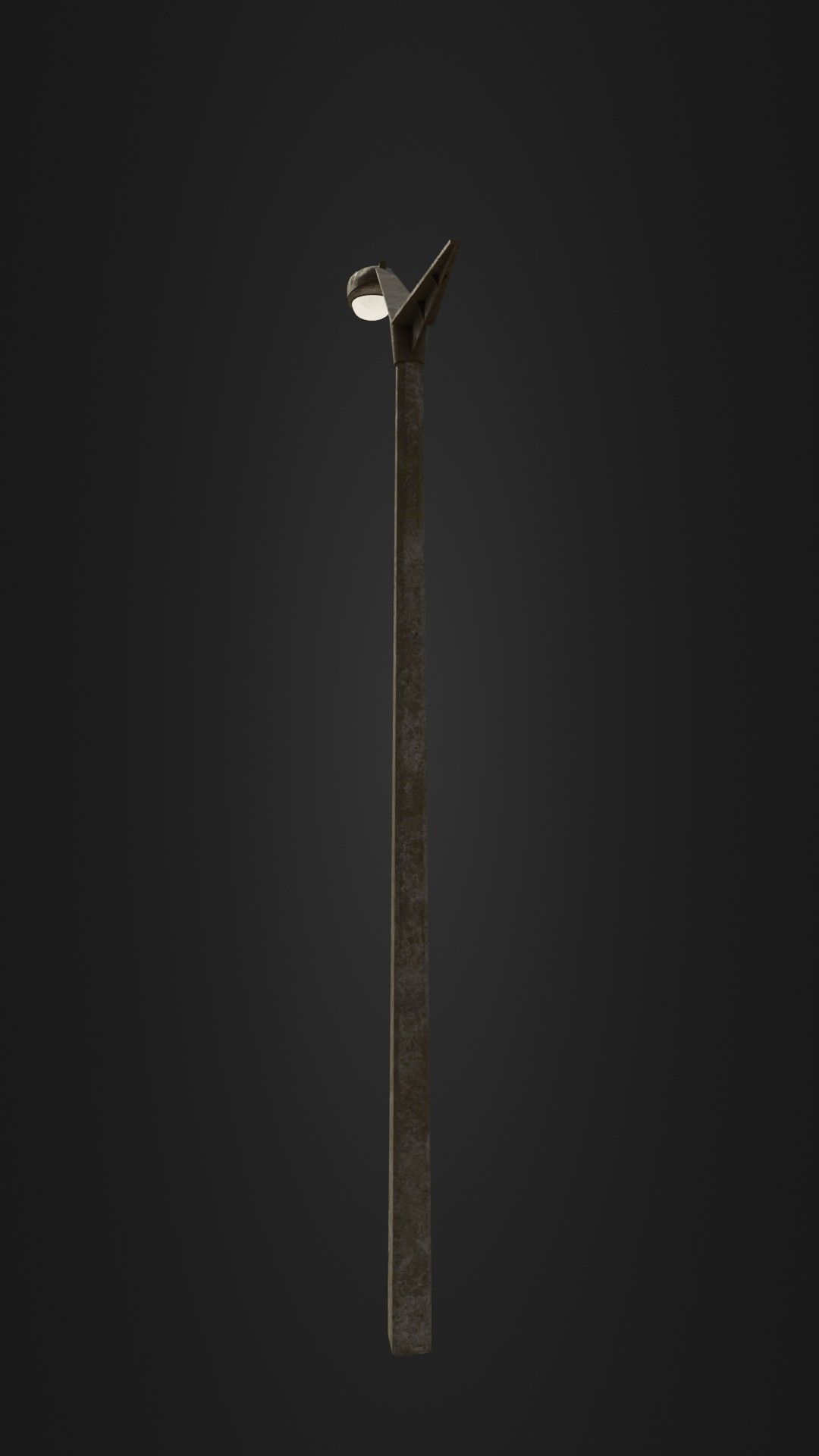 Old worn street light 10 Low-poly 3D model_22