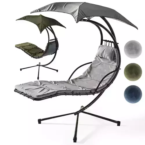 NiamVelo Hanging Chaise Lounger Chair