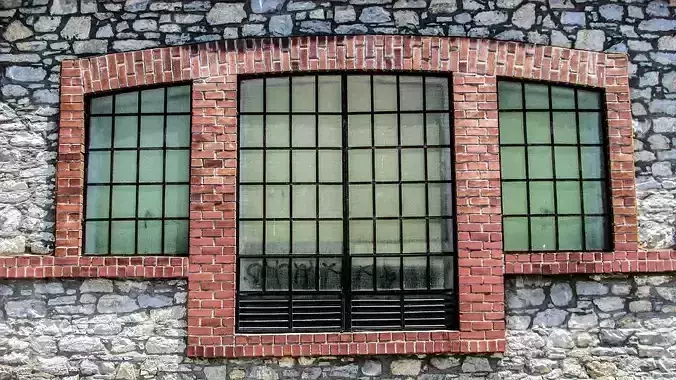 Diorama Factory Window 3D print model