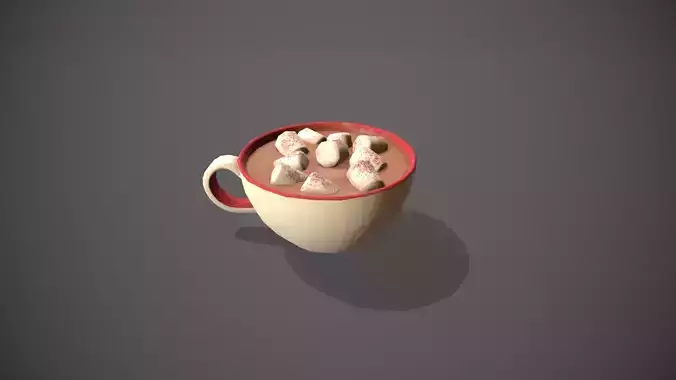 Hot Chocolate Cream and Red Cup