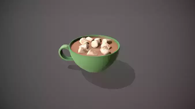 Hot Chocolate Green Cup