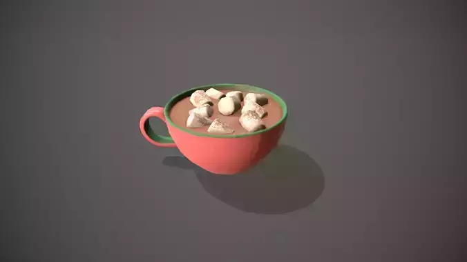 Hot Chocolate Red and Green Cup