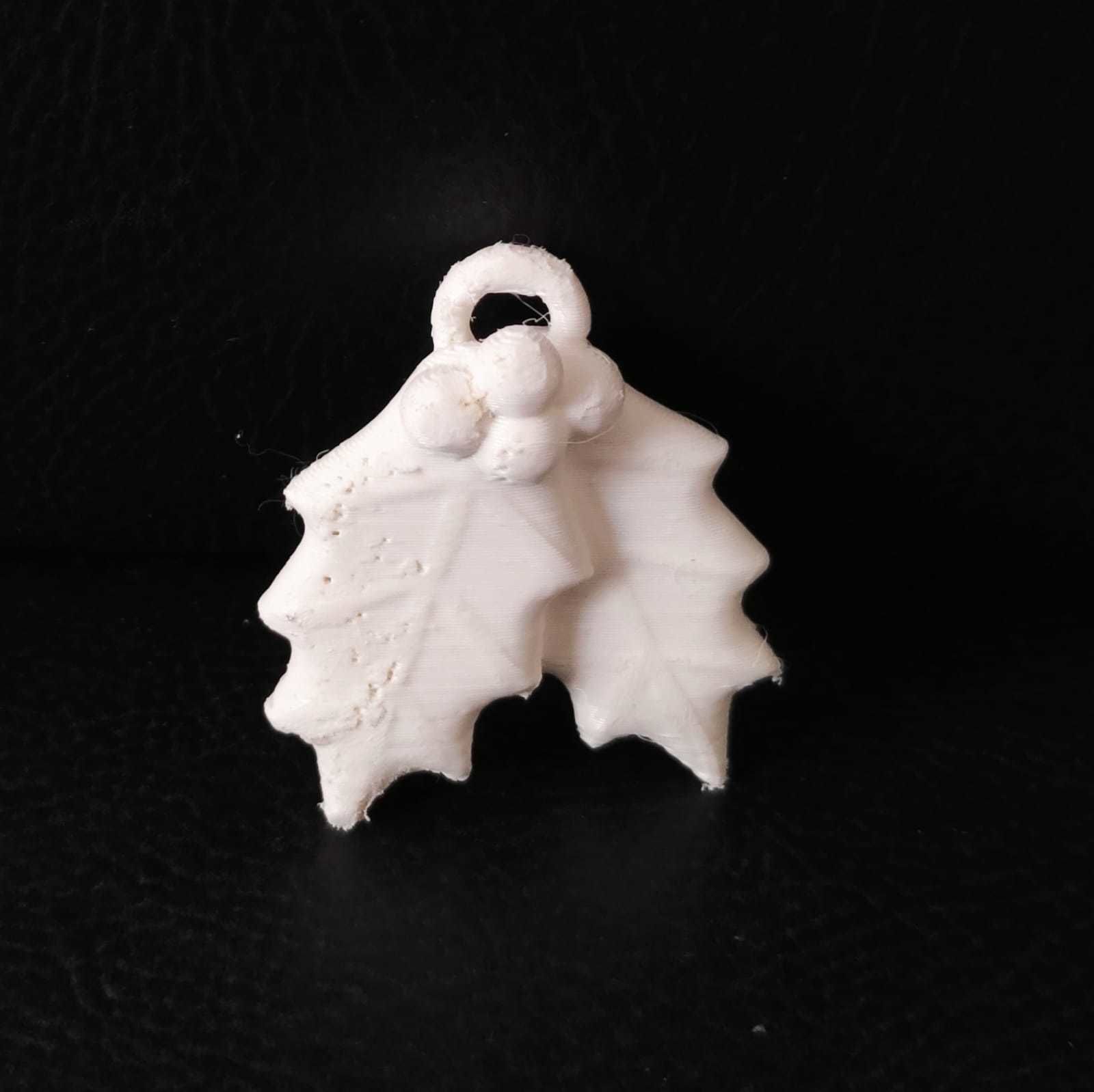 Christmas Ornaments - Leaves 3D print model_3