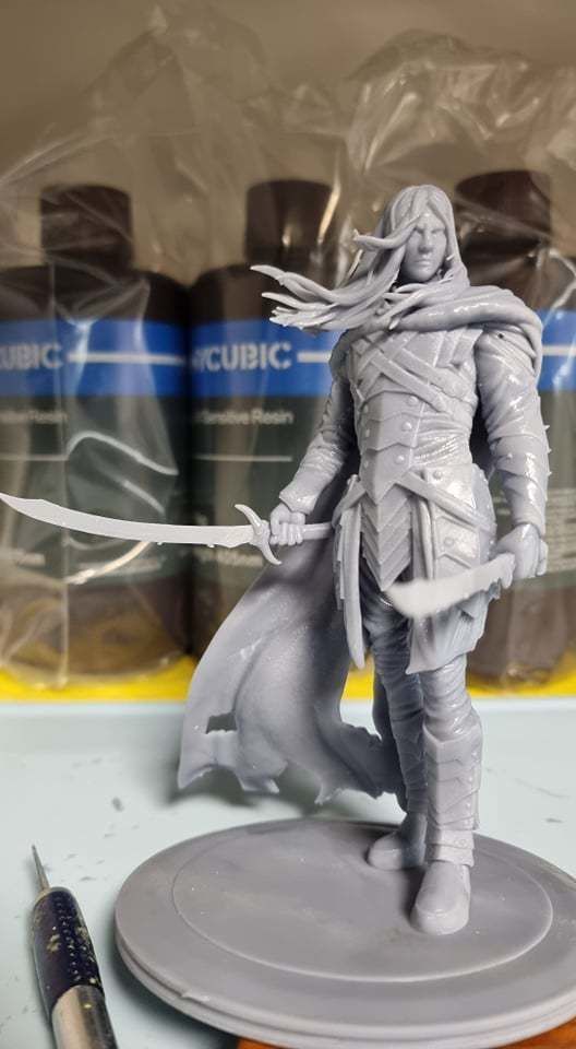 Drizzt DoUrden 3D print model_1