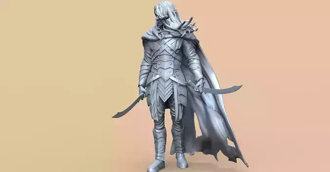 Drizzt DoUrden 3D print model