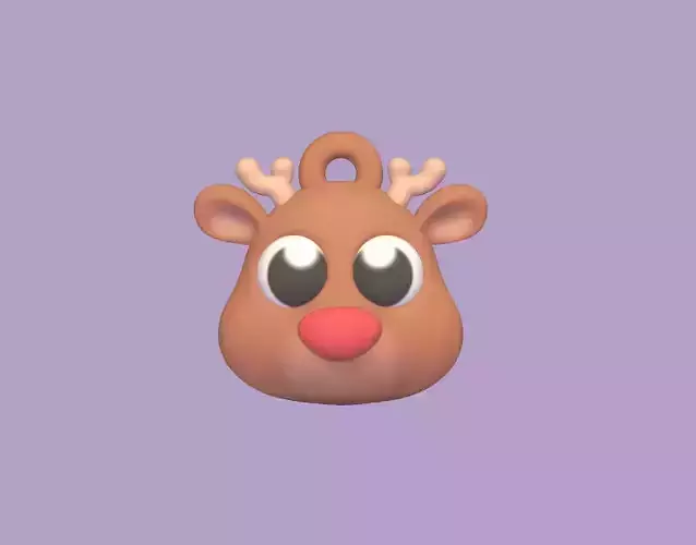 Christmas Ornaments - Reindeer 3D print model Christmas Ornaments - Reindeer 3D print model