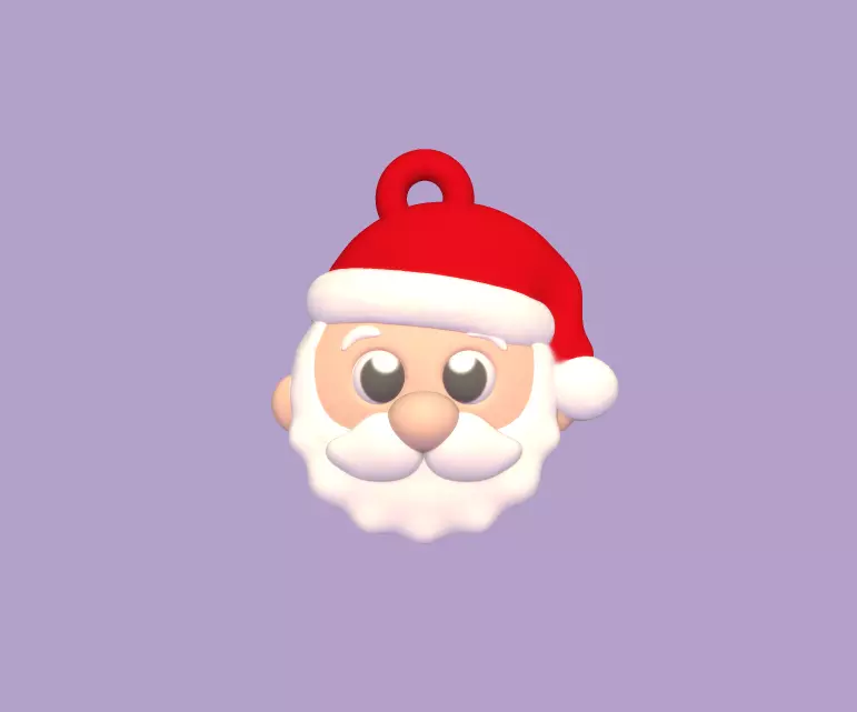Christmas Ornaments - Santa Claus 3D print model_0