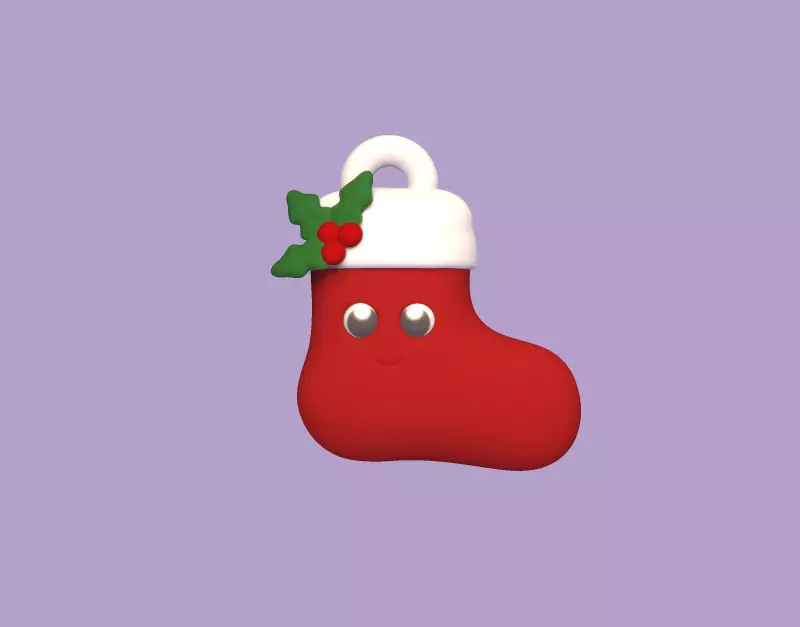 Christmas Ornaments - Sock 3D print model_0