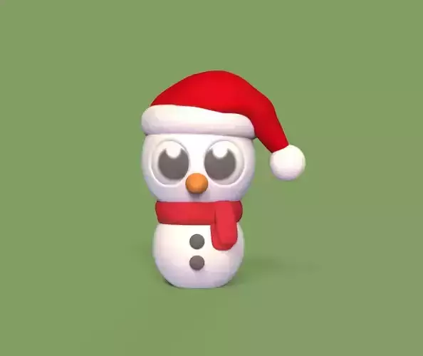 Little Snowman 3D print model Little Snowman 3D print model