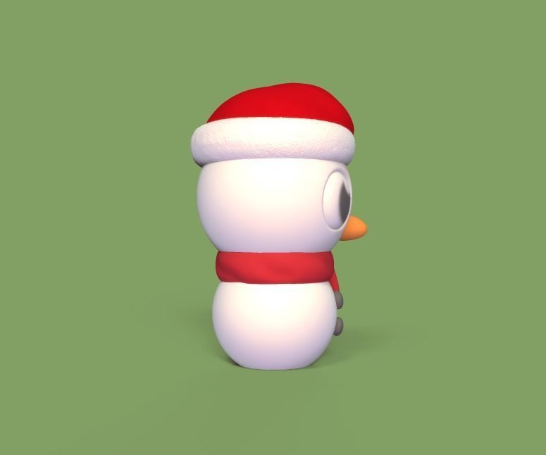 Little Snowman 3D print model_2