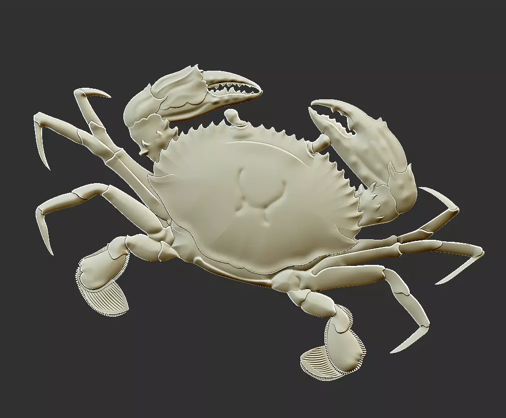 a crab 3D print model