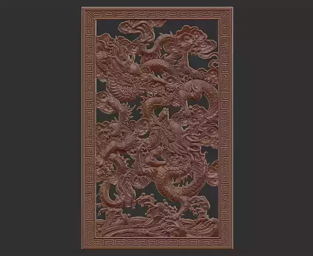 dragons chinese dragon wall panel