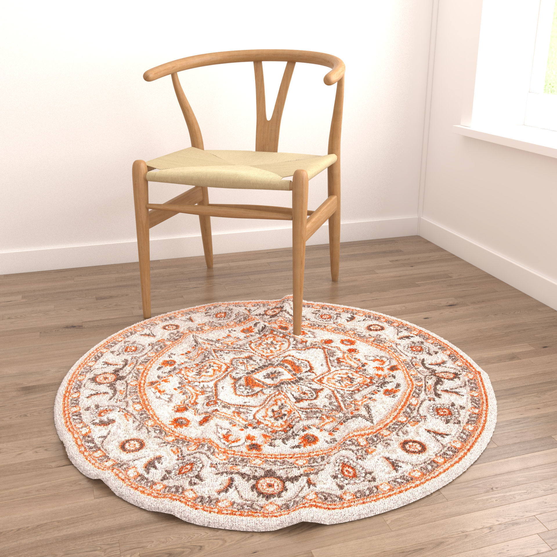 Rugs No 440 Low-poly 3D model_3