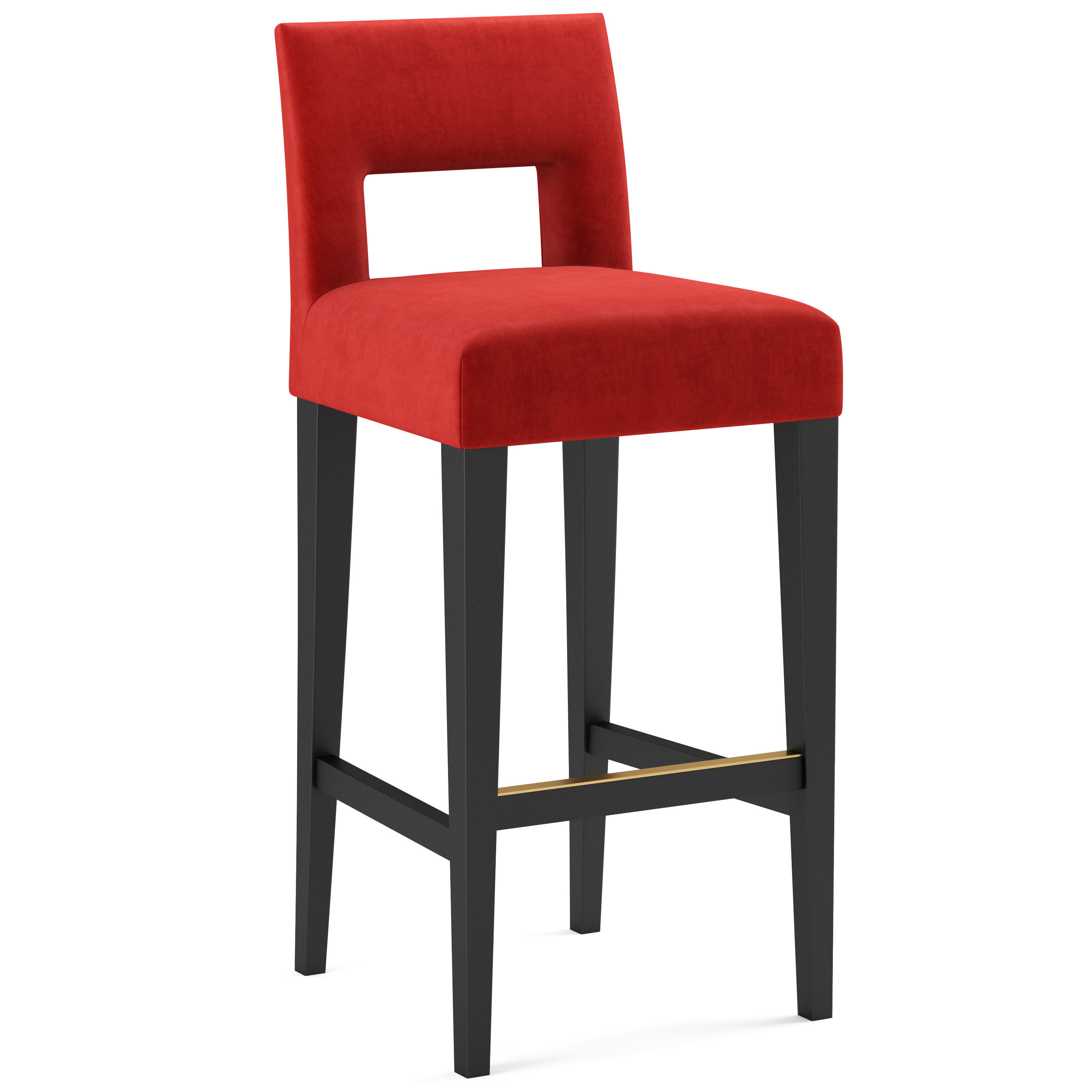 Hugo Bar Stool 3D model_2