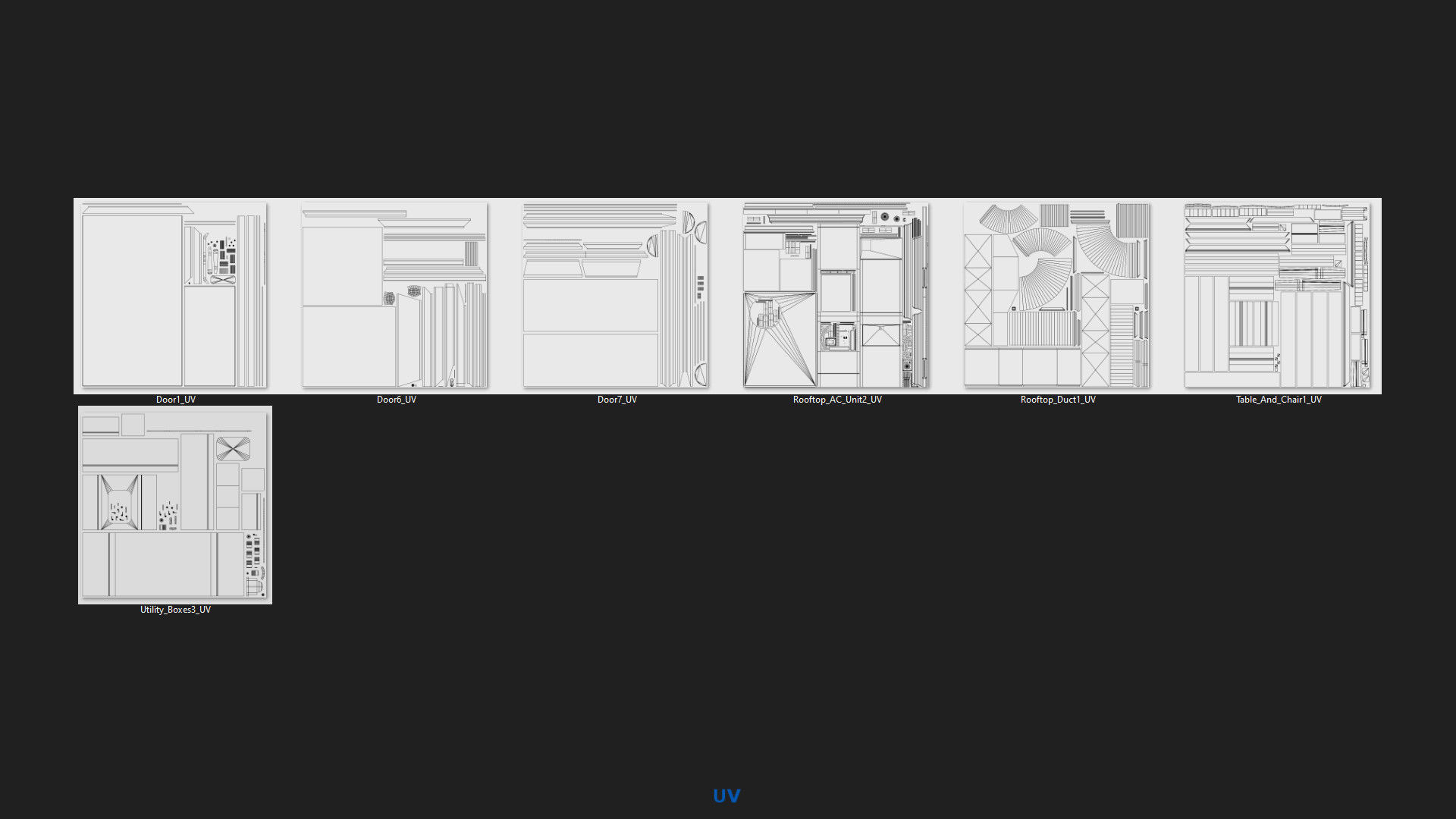 Building 18 Low-poly 3D model_17