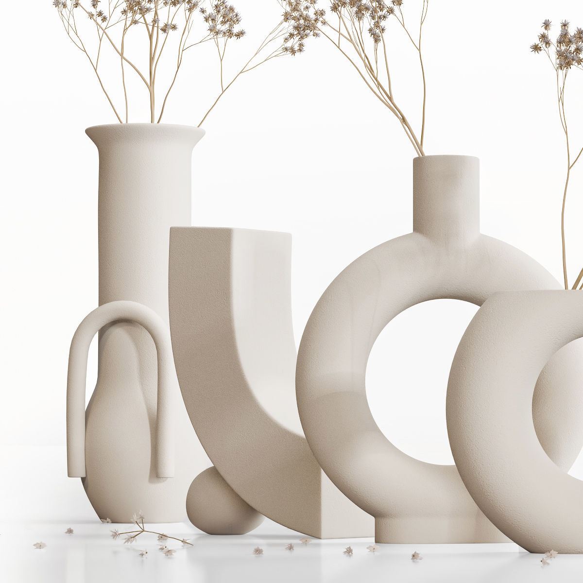 Dry flowers 8 3D model_4