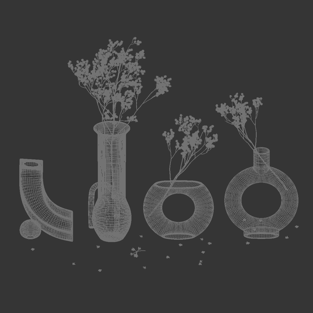 Dry flowers 8 3D model_8