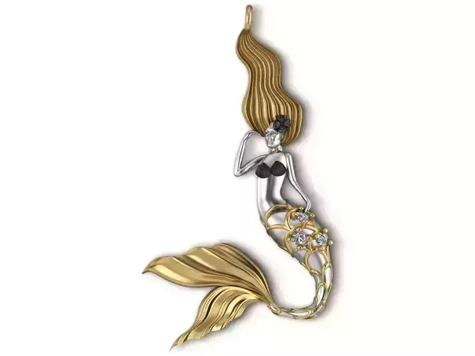 mermaid pendant 10