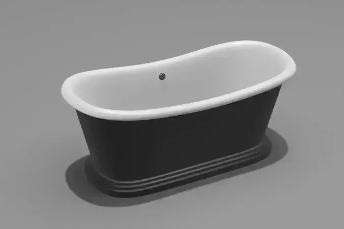 3D modern bathtub 