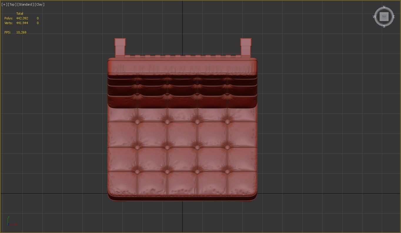 Barcelona Chair 3D model_5