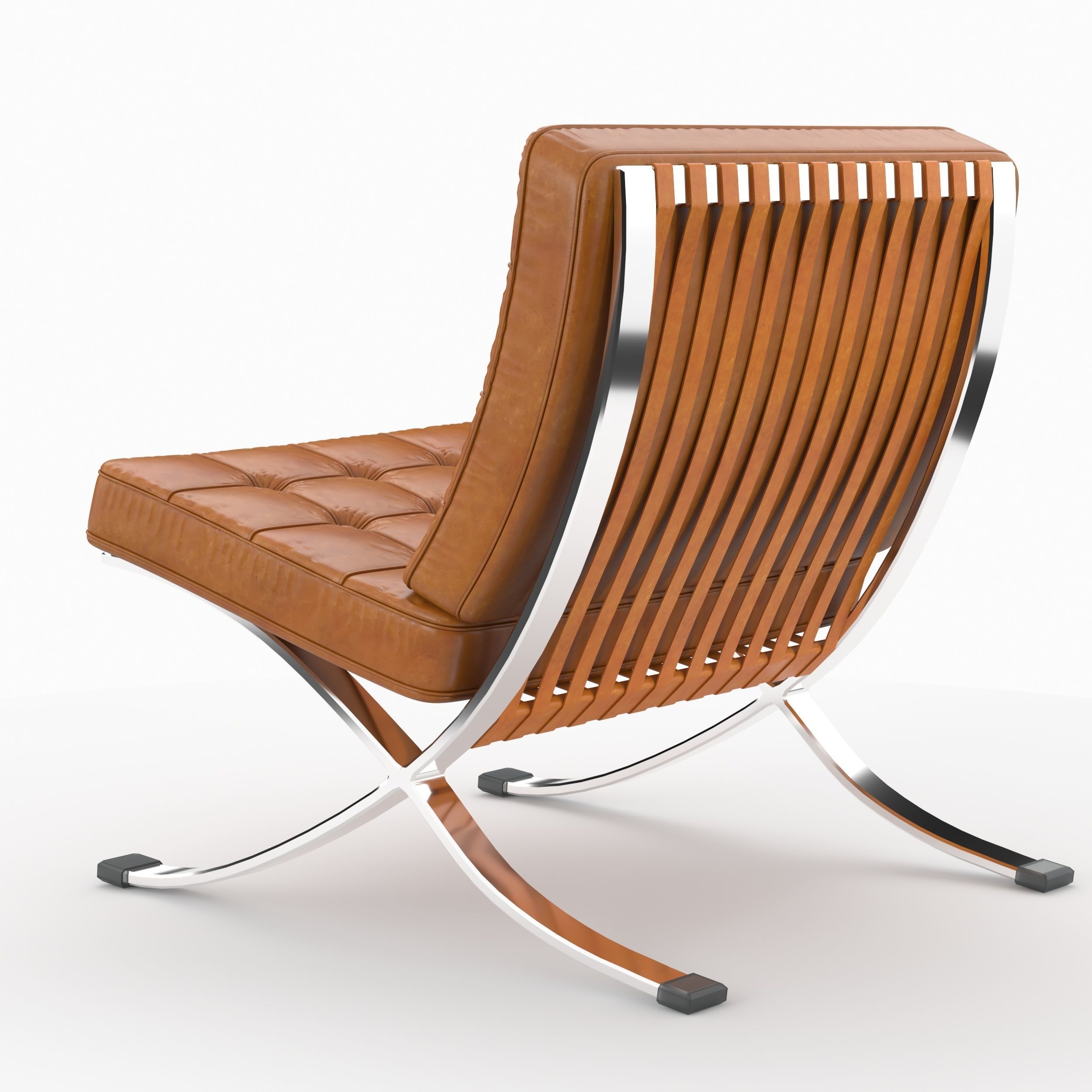 Barcelona Chair 3D model_2