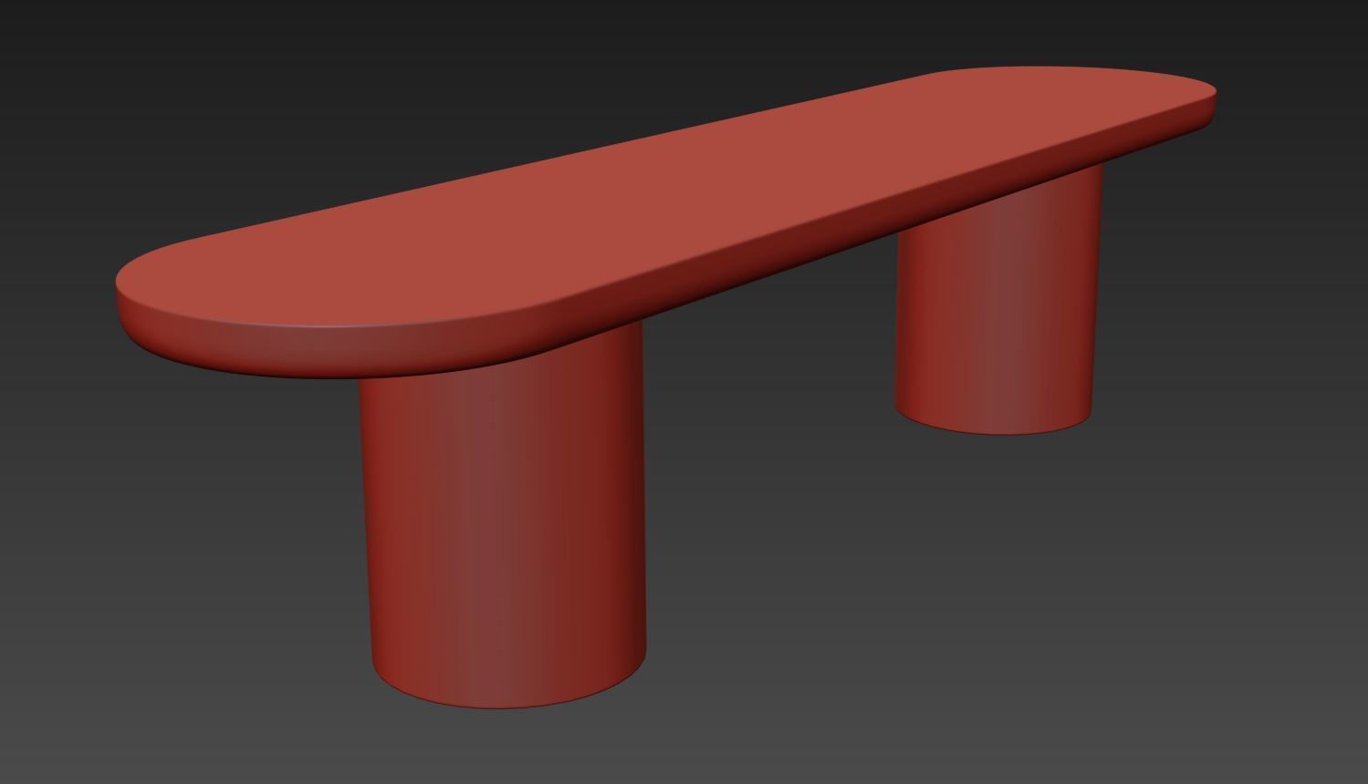 Porto bench by Estudio Rain 3D model_5