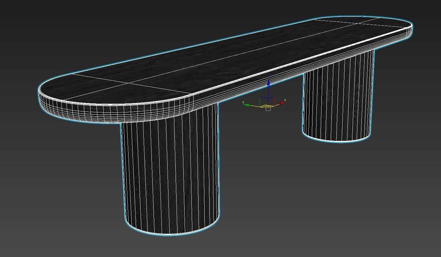 Porto bench by Estudio Rain 3D model_4