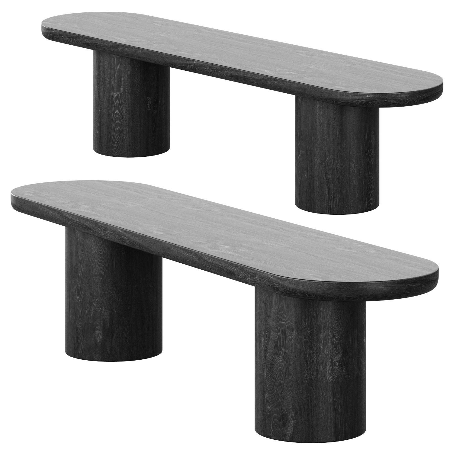 Porto bench by Estudio Rain 3D model_1