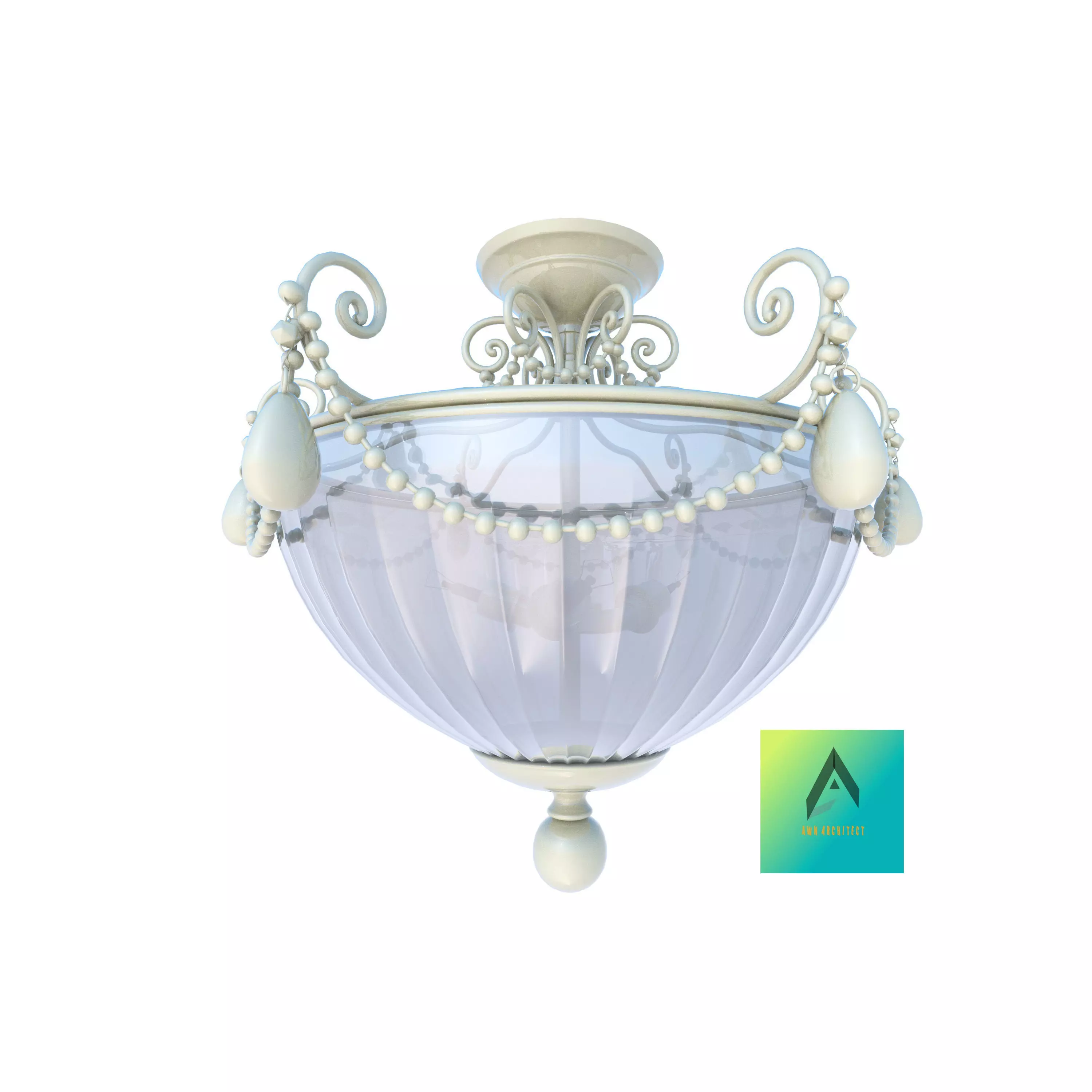 pendant lamp Luster ravens by lake design 3D model