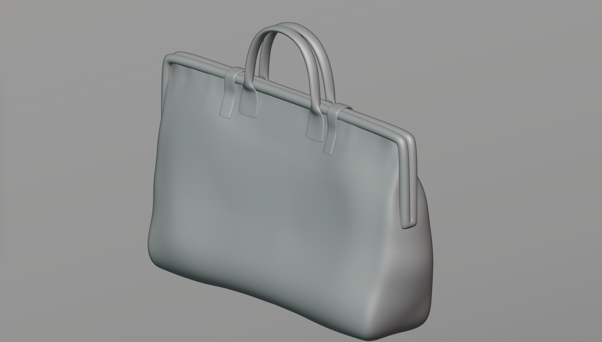 Bag with two straps 3D model_3