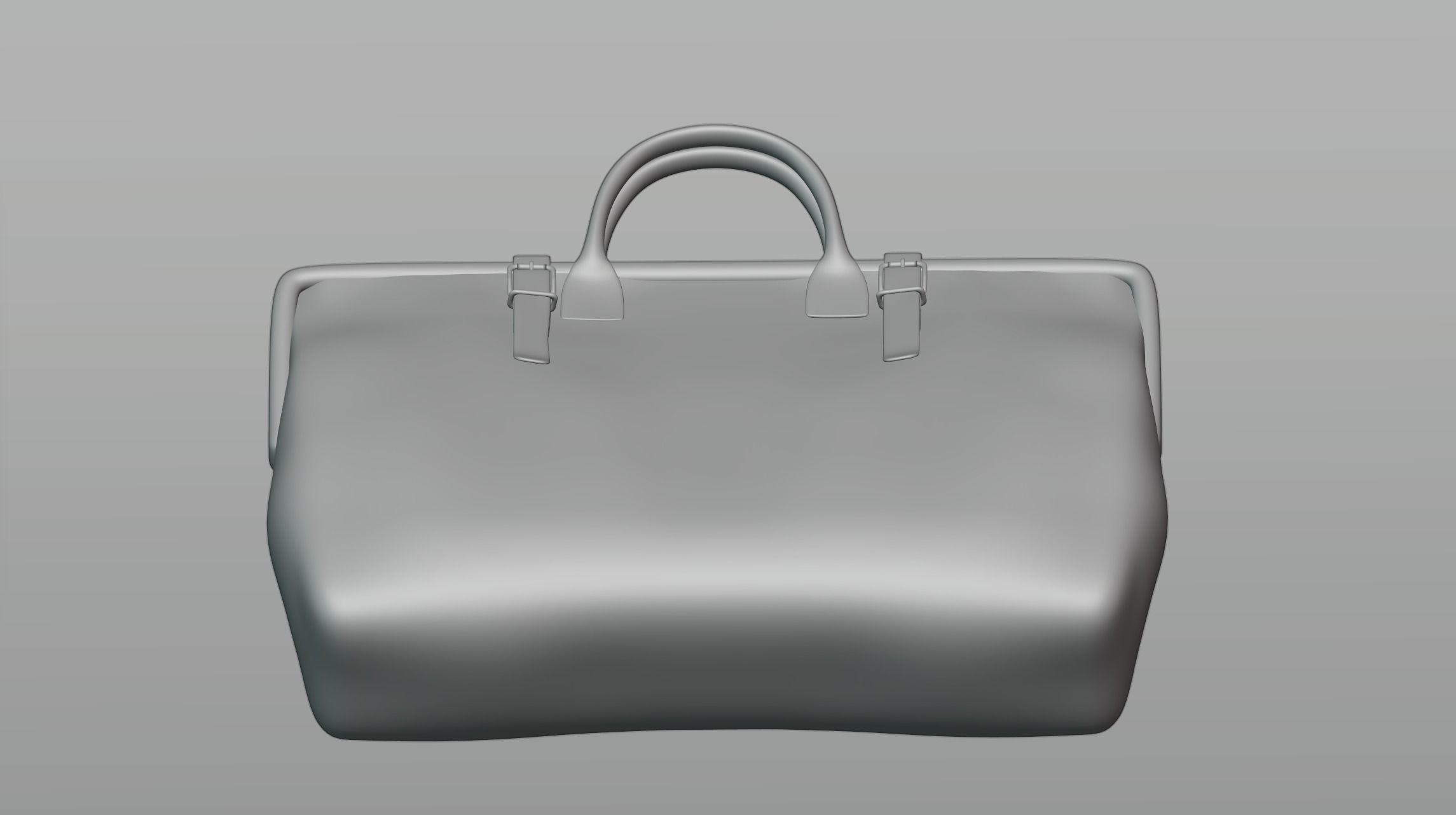 Bag with two straps 3D model_4