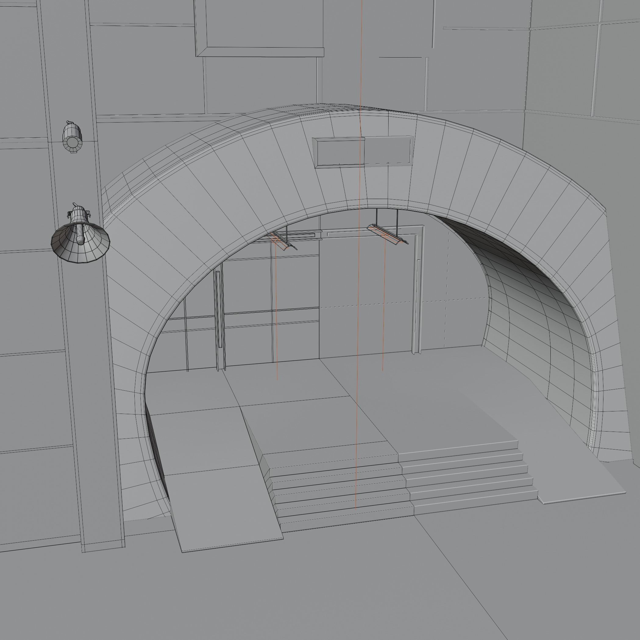 Squid Game Bathroom Sleeping area 3D model  Low-poly 3D model_20