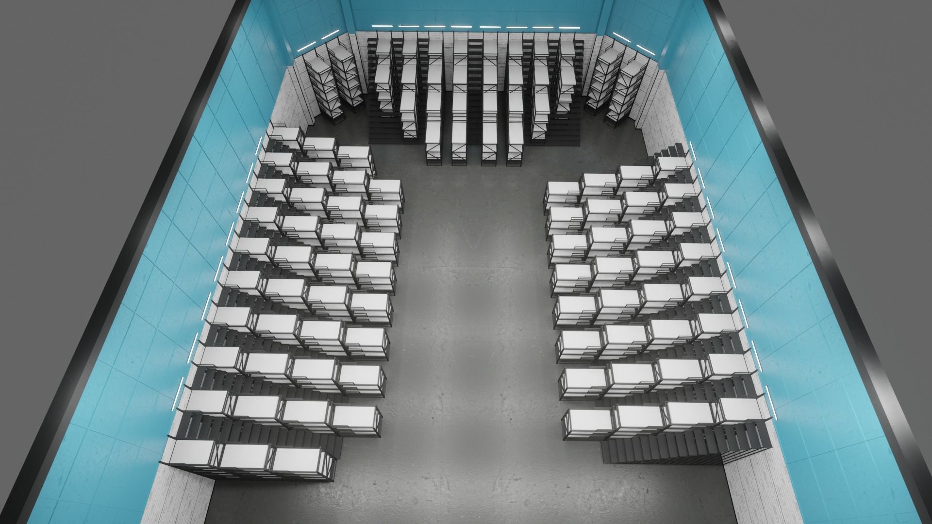 Squid Game Bathroom Sleeping area 3D model  Low-poly 3D model_2