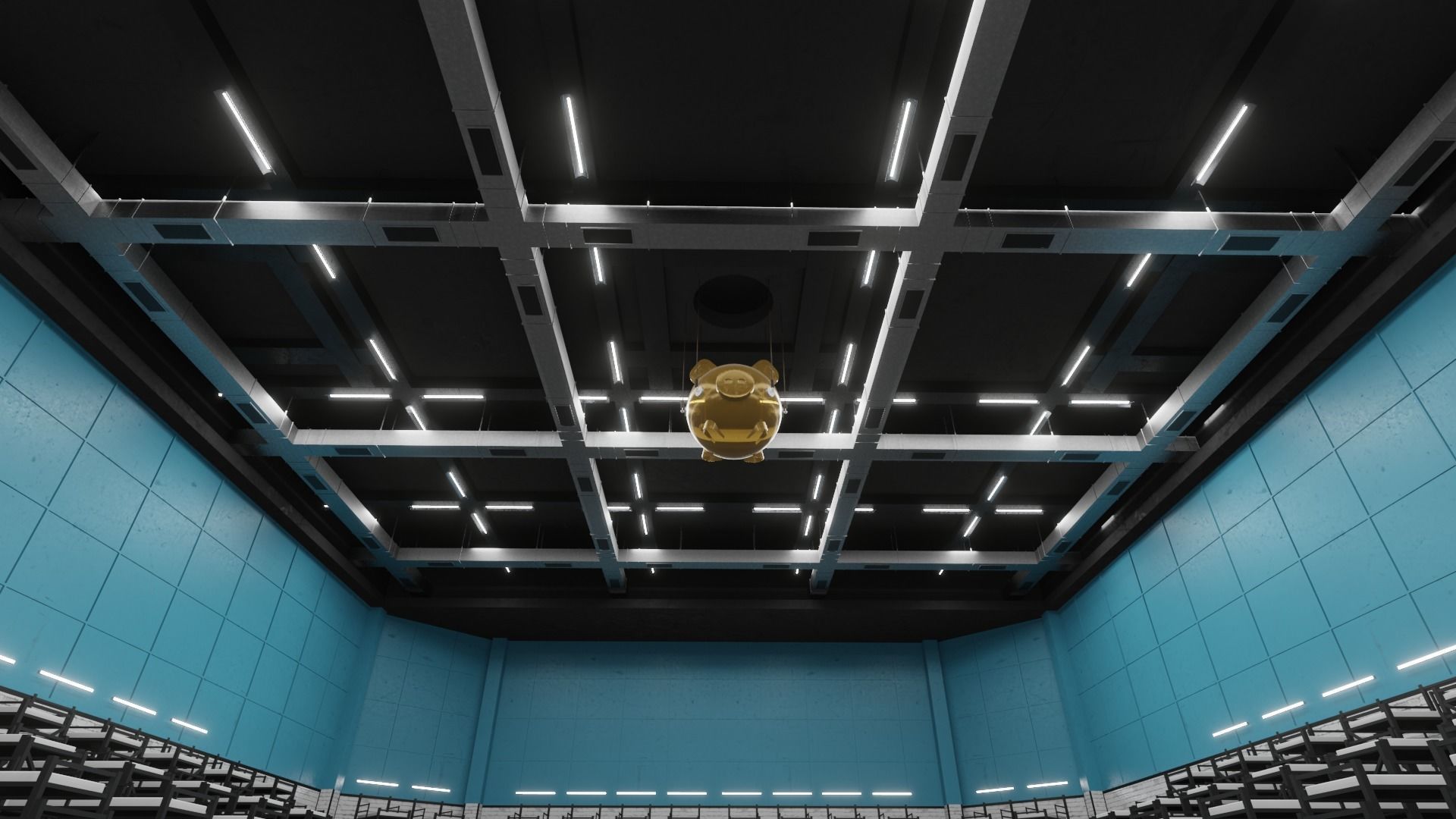 Squid Game Bathroom Sleeping area 3D model  Low-poly 3D model_16