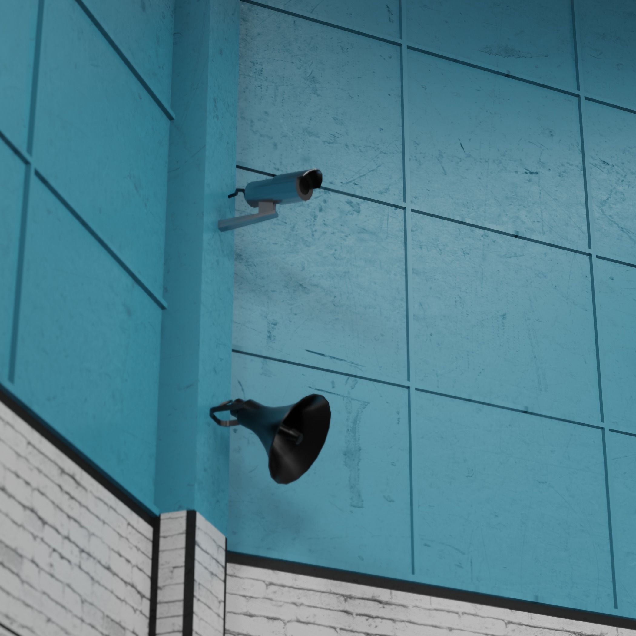 Squid Game Bathroom Sleeping area 3D model  Low-poly 3D model_8