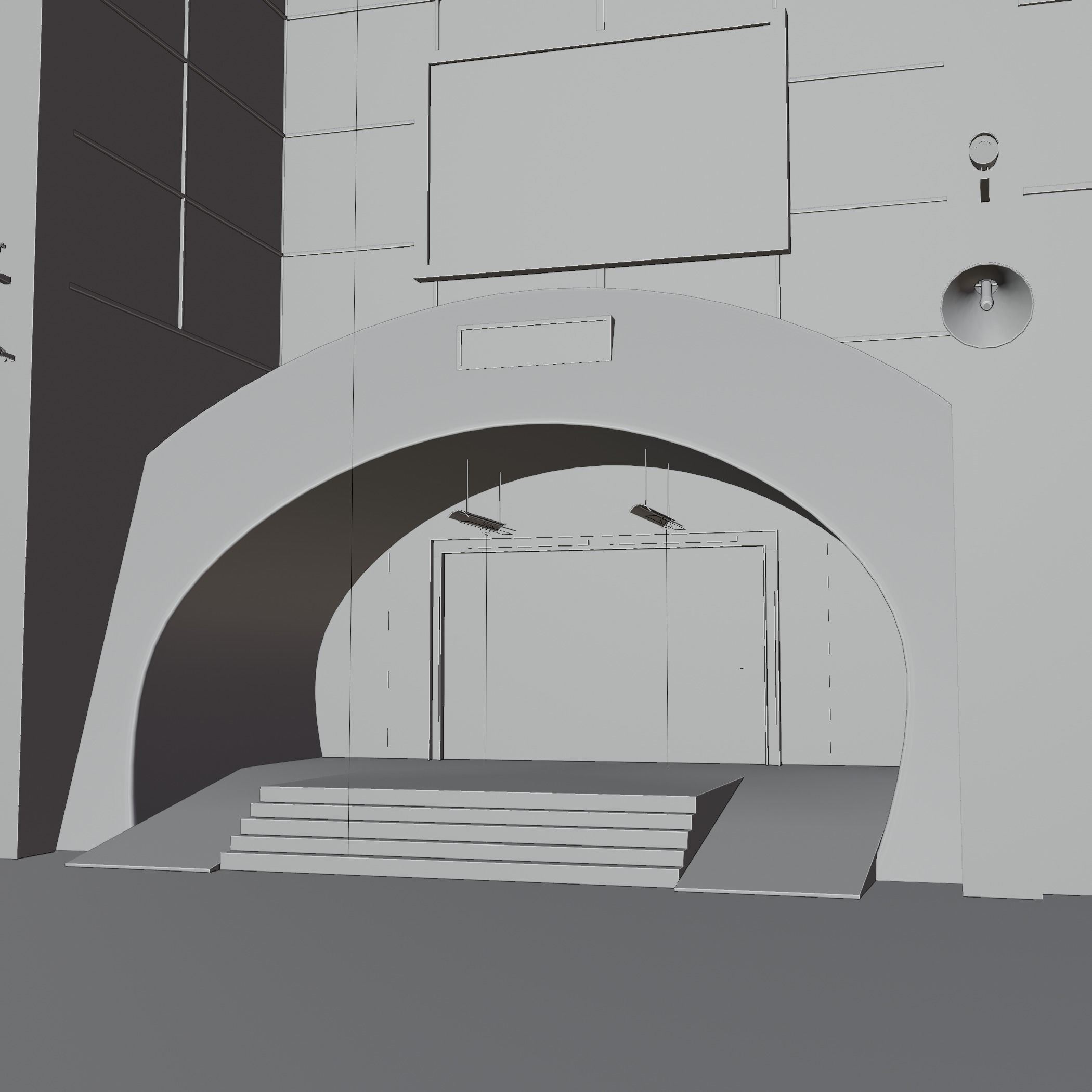 Squid Game Bathroom Sleeping area 3D model  Low-poly 3D model_6