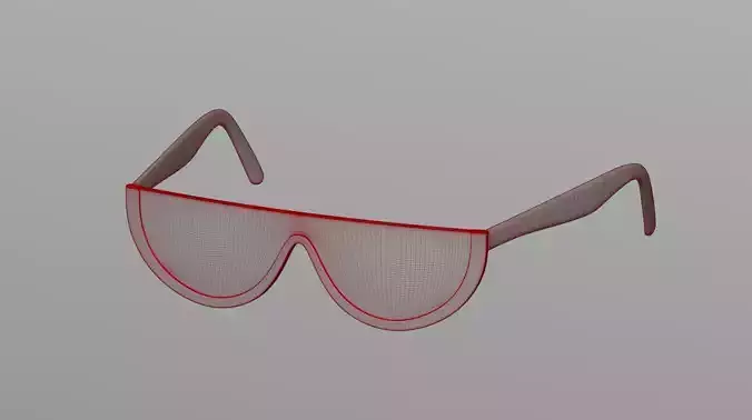 Half-frame glasses