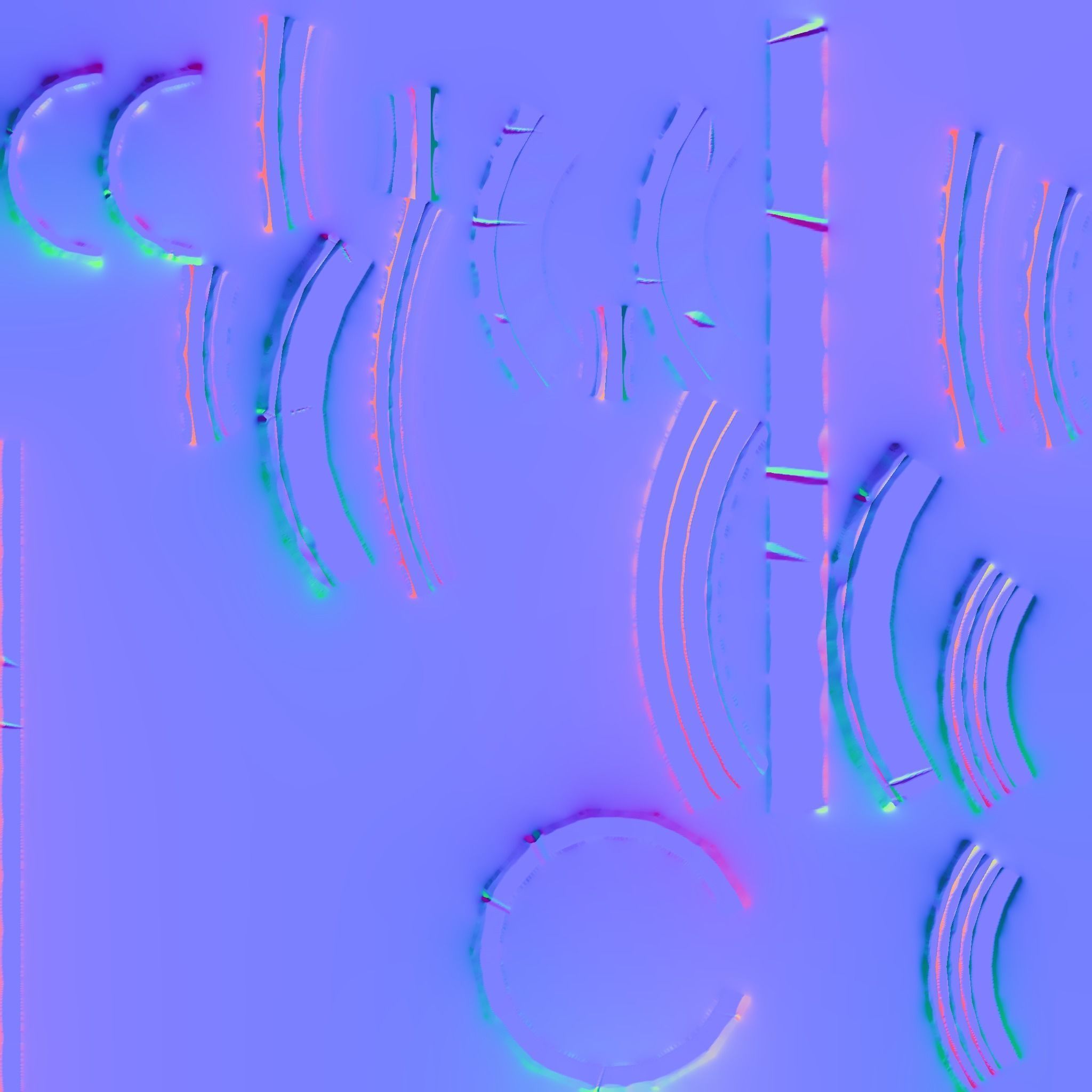 Stylized Pirate Telescope Low-poly 3D model_8