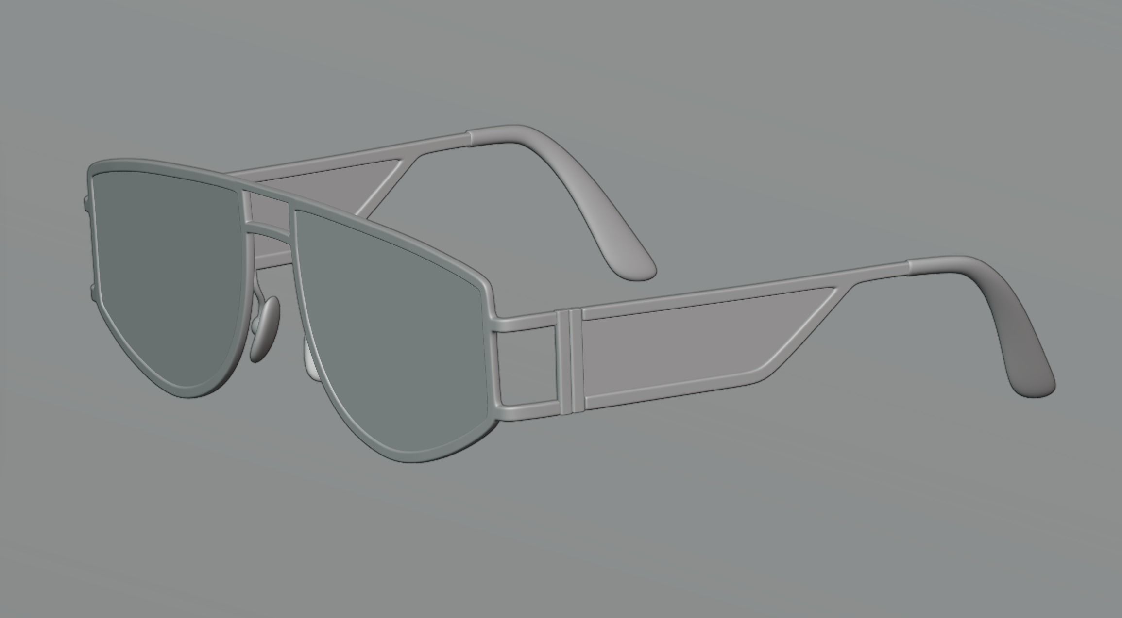 Sunglasses pair of 3D model_5