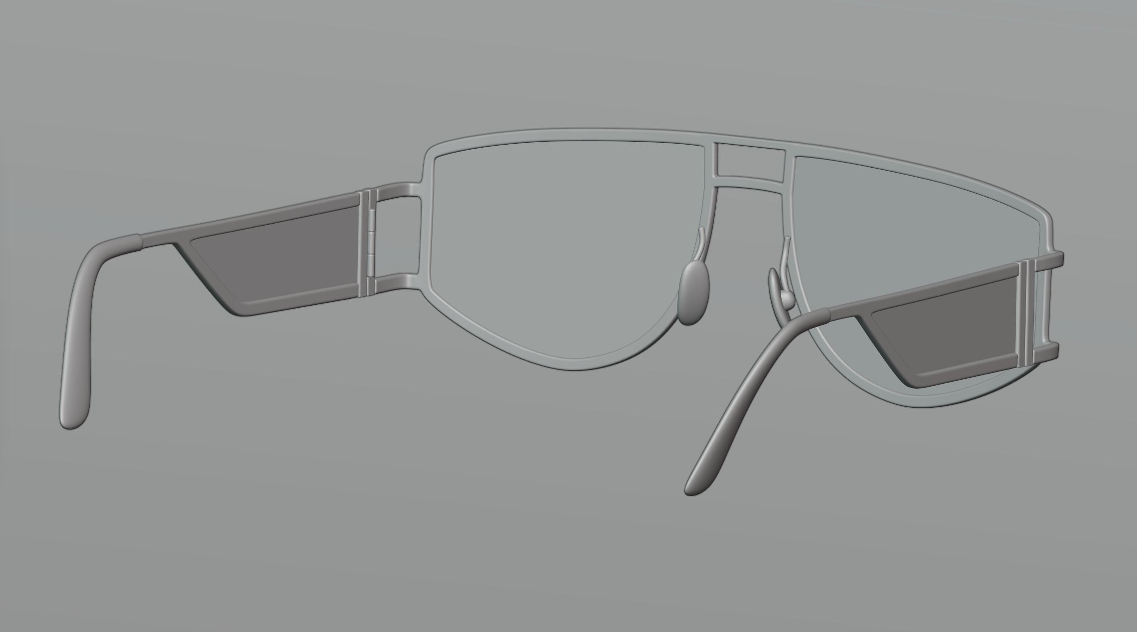 Sunglasses pair of 3D model_4
