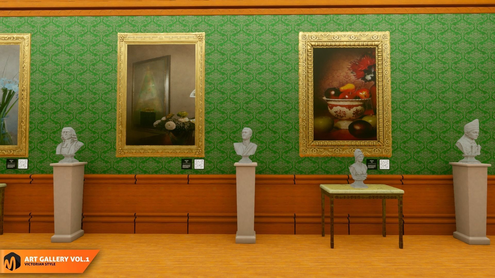 Art gallery Vol1 - victorian style 3D model_8
