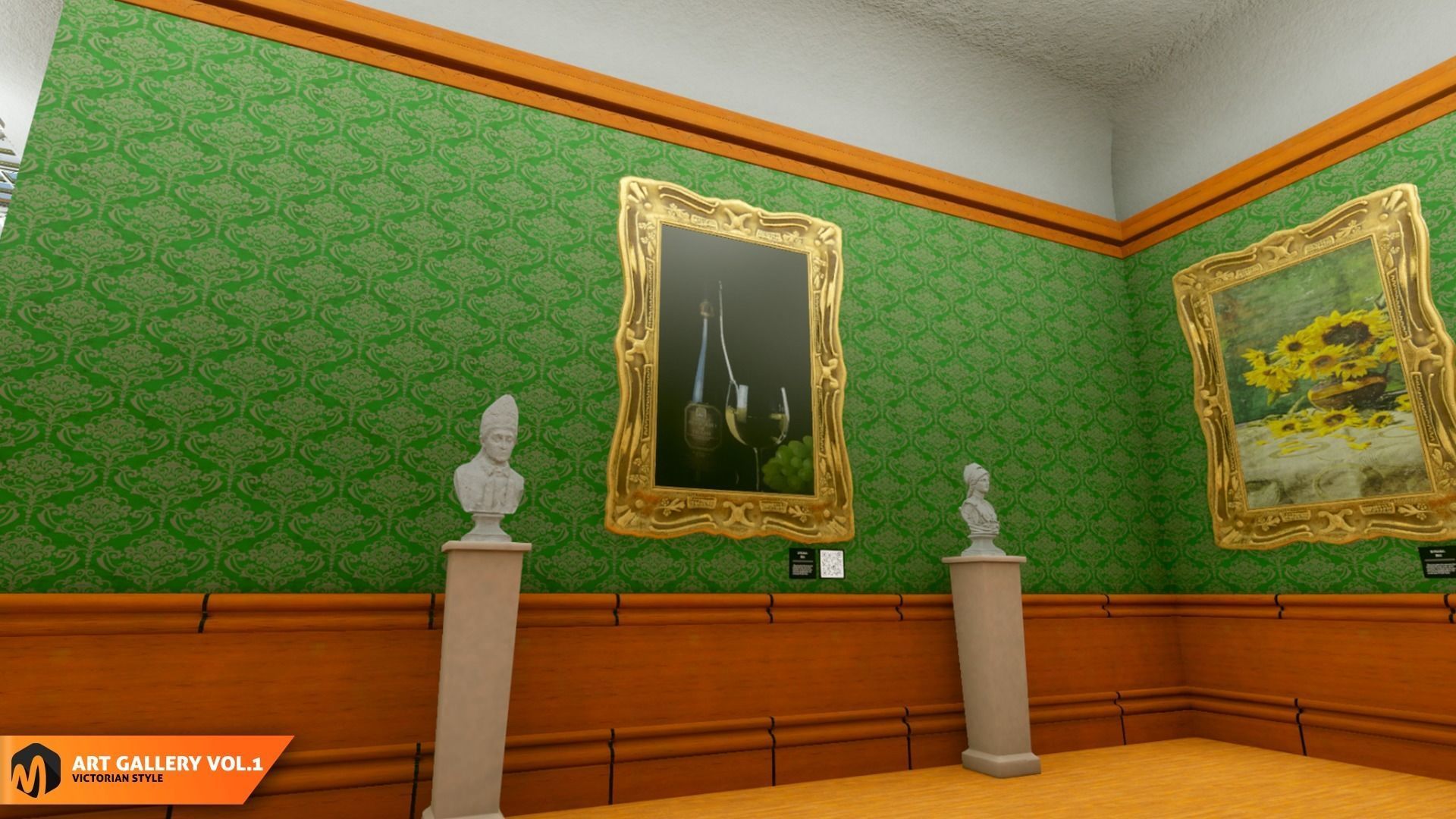 Art gallery Vol1 - victorian style 3D model_1
